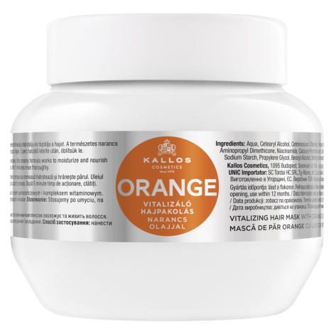 Kallos Revitalizační vlasová maska Orange (Hair Mask) 275 ml | Modio.cz