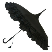 Blooming Brollies Dámský deštník Black Classic Frilled Pagoda BCSPABL