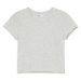 Cropp - Hladké tričko - Světle šedá