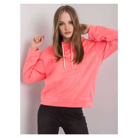 Fluo růžová mikina s kapucí od Emy Fashionhunters