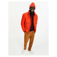 Tommy Hilfiger pánská oranžová péřová bunda