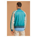 BUNDA GANT D2. DAHLIA BADGE VARSITY JACKET zelená