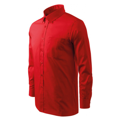 ESHOP - Košile pánská Shirt Long Sleeve 209 - červená Malfini