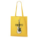 DOBRÝ TRIKO Bavlněná taška s potiskem Baskytara Barva: Žlutá