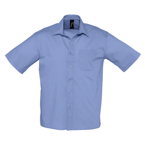 SOĽS Bristol Pánská košile SL16050 Mid blue SOL'S