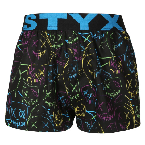 Dětské trenky Styx art sportovní guma masky (BJ1853) 4-5
