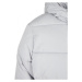 Pánská zimní bunda Urban Classics Hooded Cropped Pull Over - světlá, šedá