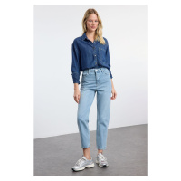 Trendyol Blue High Waist Mom Jeans