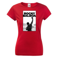 Dámské tričko s potiskem Rocky Balboa