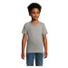 SOĽS Milo Kids Dětské triko - organická bavlna SL02078 Grey melange