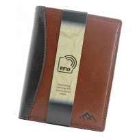 El Forrest Pánská kožená peněženka El Forrest 2546-21 RFID hnědá