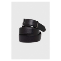 Oboustranný kožený pásek Calvin Klein pánský, černá barva, K50K511563