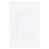 H & M - Žerzejové triko Slim Fit - bílá