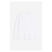 H & M - Žerzejové triko Slim Fit - bílá