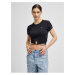 Černý dámský crop top Tommy Jeans - Dámské