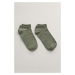 PONOŽKY GANT ANKLE SOCKS 2-PACK DRY GREEN