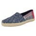 TOMS Espadrilky indigo / pitaya / červená / bílá