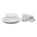 Sada nádobí Vango Opal 8 Piece Dining Set Barva: bílá