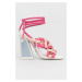 Kožené sandály Kat Maconie Monira růžová barva