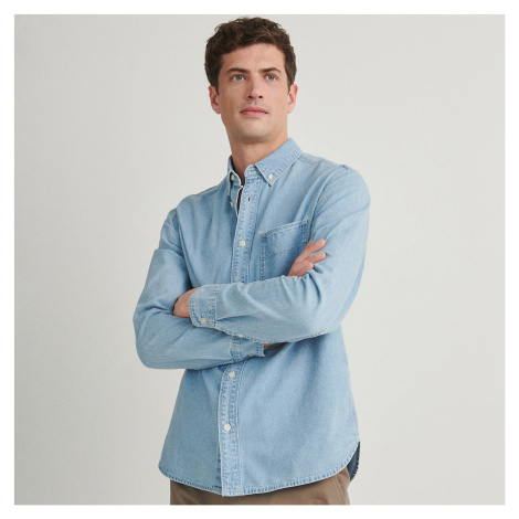 Reserved - Džínová košile regular fit - Modrá
