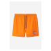 Plavkové šortky Napapijri pánské, oranžová barva, hladké, NA4G5C.AR9-AR9