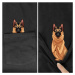 Tričko s potiskem 3D pes v kapse