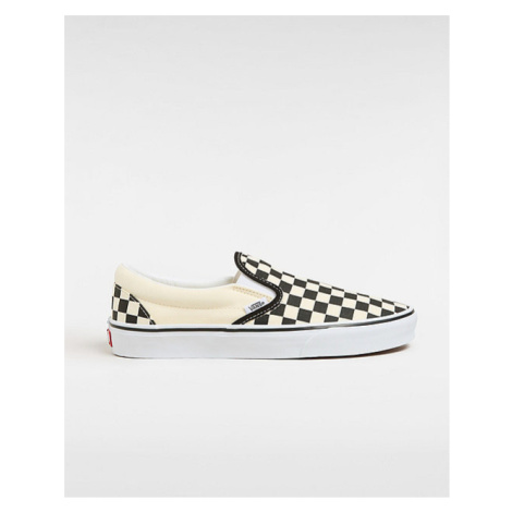 VANS Checkerboard Classic Slip-on Shoes Unisex White, Size