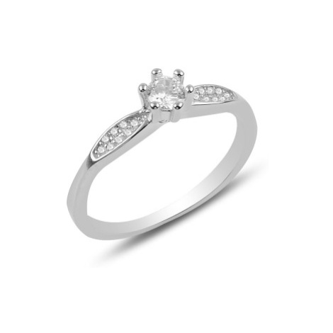 OLIVIE Stříbrný zásnubní prsten 3180
