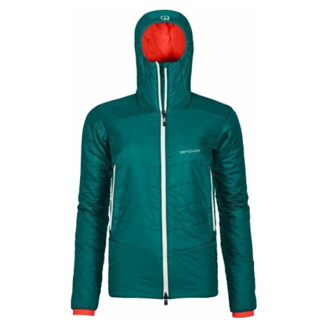 Ortovox Westalpen Swisswool Jacket W Pacific Green Outdorová bunda