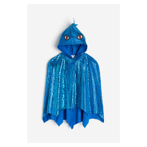 H & M - Třpytivý maškarní plášť - modrá H&M