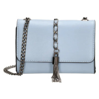 Charm London Modrá zdobená crossbody kabelka s řetízkem „Bling“