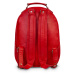 Bagind Maley Red - Dámský kožený batoh červený, ruční výroba, český design