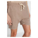 Trendyol Mink Regular Fit Elastic Waist Short Shorts & Bermuda