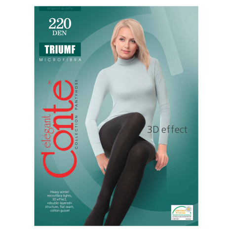 Conte Woman's Tights & Thigh High Socks Triumf 220 Conte of Florence