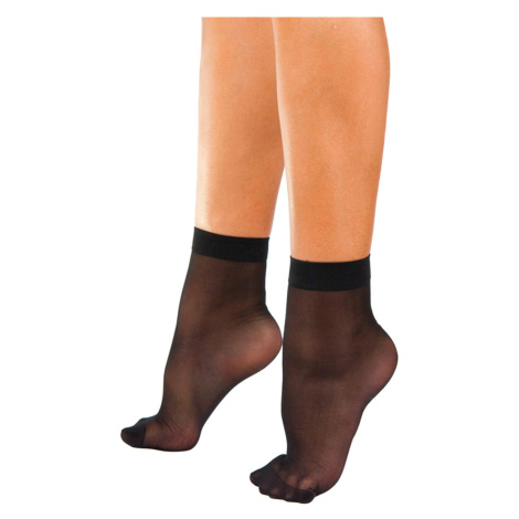 Intimidao silonkové ponožky dámské 2 páry černá