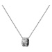 Daniel Wellington Třpytivý ocelový náhrdelník s kruhovým přívěskem Elan Lumine DW00400213