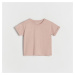Reserved - Tričko s ozdobným vyšíváním - Růžová
