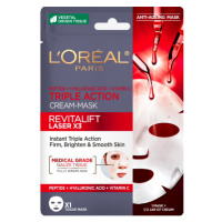 L'Oréal Paris Revitalift Laser X3 Pleťová maska proti stárnutí s trojím účinkem 28 g