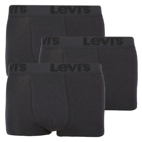 3PACK pánské boxerky Levis černé (905042001 001) Levi´s