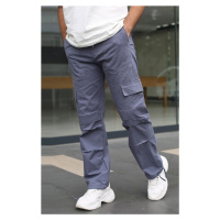 Madmext Smoky Wide Leg Men's Cargo Pocket Trousers 6826