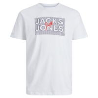 Jack&Jones Pánské triko JJMARIUS Regular Fit 12235210 White