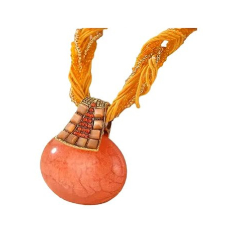 GAIRA náhrdelník Tenochtitlan 31202 oranžový