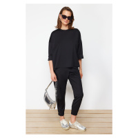 Trendyol Black Oversize/Wide Fit Knitted Two Piece Set