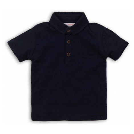 Tričko chlapecké Polo s krátkým rukávem, Minoti, REAL 9, modrá - | 12-18m