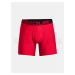 Boxerky Under Armour Tech 6in 2 Pack M - červená