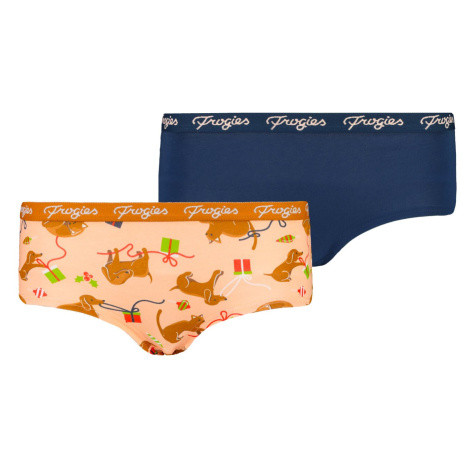 Dámské kalhotky Cat Dog 2P Frogies Christmas