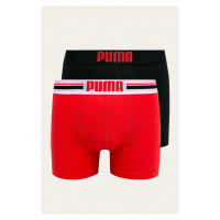 Boxerky Puma 2-pack pánské, červená barva