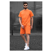 Madmext Men's Orange Basic Shorts Set 5920
