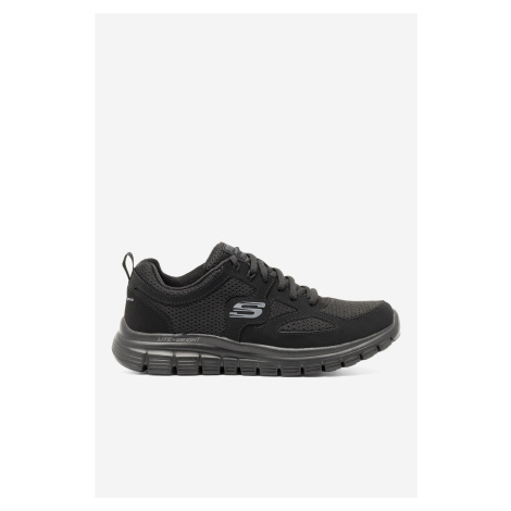 Tenisky Skechers BURNS AGOURA 52635 BBK Přírodní kůže (useň)/-Se syntetickým materiálem,Látka/-L