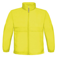 B&C Jacket Sirocco Dětská jarní bunda JK950 Ultra Yellow